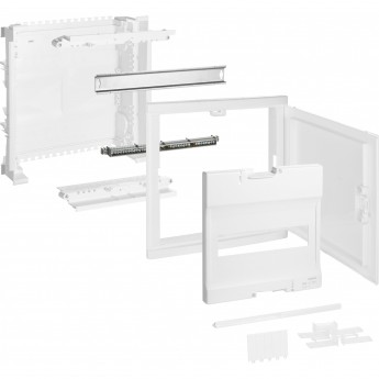 Щит встраиваемый LEGRAND Nedbox со скругленной дверью белой RAL 9010 1 рейка 12+2 модуля белый Щит встраиваемый LEGRAND Nedbox со скругленной дверью белой RAL 9010 1 рейка 12+2 модуля белый