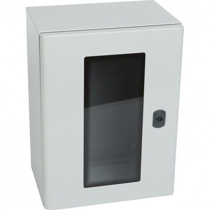 Шкаф LEGRAND Atlantic МП стеклянная дверь 400x300x200 светло-серый 036927