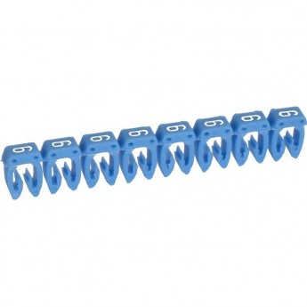 Маркер LEGRAND CAB 3 для кабеля 0,5-1,5 мм² цифра 6 синий