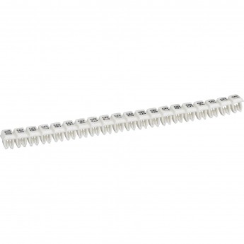 Маркер LEGRAND CAB 3 для клемм и кабелей 1,5-2,5 мм² чёрные цифры на белом фоне цифры 41-60