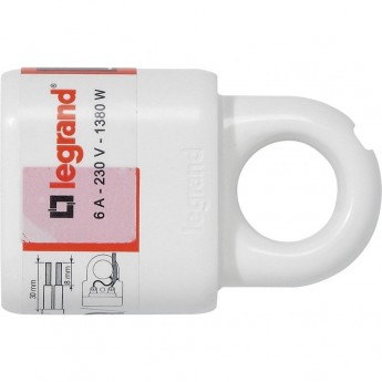 Розетка LEGRAND 2K серия Элиум 6 А с кольцом пластик белый Розетка LEGRAND 2K серия Элиум 6 А с кольцом пластик белый