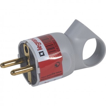 Вилка LEGRAND 2К+3 серия Элиум 16 А пластик с кольцом винтовой зажим серый Вилка LEGRAND 2К+3 серия Элиум 16 А пластик с кольцом винтовой зажим серый