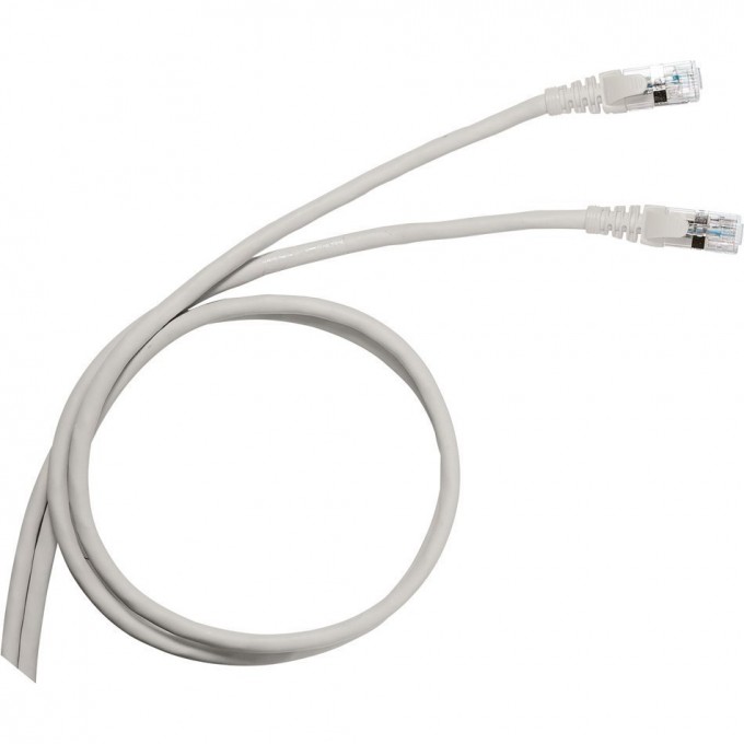 Шнур коммутационный LEGRAND RJ 45 категория 5е F/UTP PVC не экранированный 5 м серый 051639