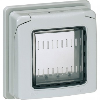 Адаптер LEGRAND P17 Tempra Pro для встраиваемого монтажа Plexo IP 55 для розеток 16 А Адаптер LEGRAND P17 Tempra Pro для встраиваемого монтажа Plexo IP 55 для розеток 16 А