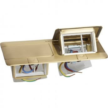 Выдвижной розеточный блок LEGRAND неукомплектованный IP 40 6 модулей латунь Выдвижной розеточный блок LEGRAND неукомплектованный IP 40 6 модулей латунь