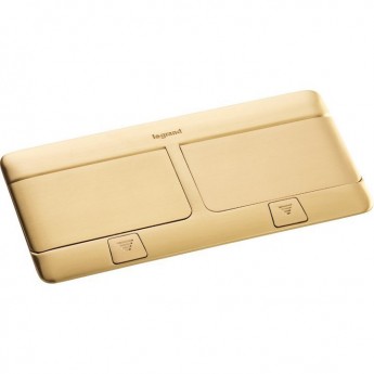 Выдвижной розеточный блок LEGRAND неукомплектованный IP 40 8 модулей латунь Выдвижной розеточный блок LEGRAND неукомплектованный IP 40 8 модулей латунь