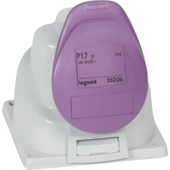 Накладная розетка LEGRAND P17 Tempra Pro IP 44 20/25 В 16 A 2K Накладная розетка LEGRAND P17 Tempra Pro IP 44 20/25 В 16 A 2K