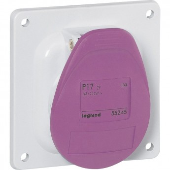 Встраиваемая розетка LEGRAND P17 Tempra Pro IP 44 20/25 В 16 A 2K Встраиваемая розетка LEGRAND P17 Tempra Pro IP 44 20/25 В 16 A 2K