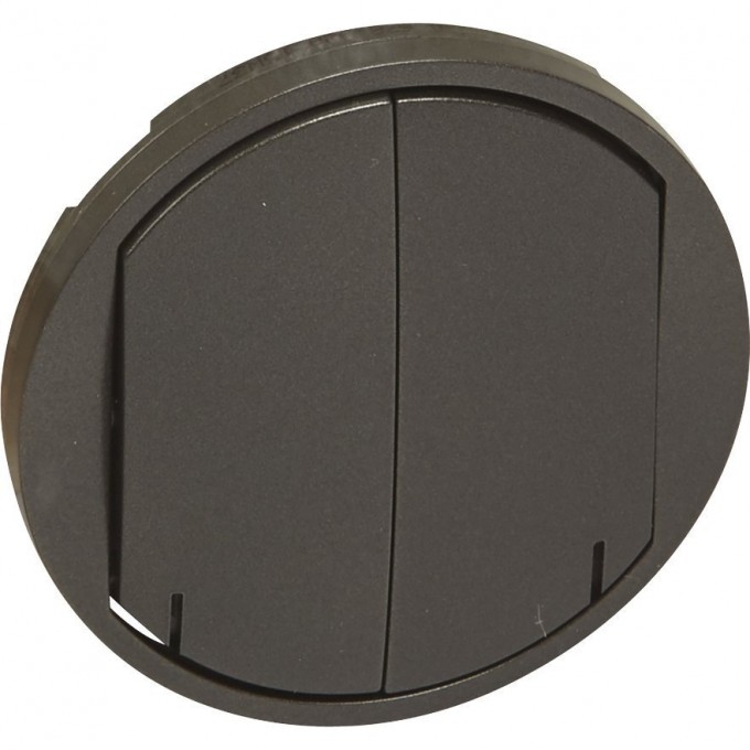 Лицевая панель LEGRAND MyHome Zigbee 2канального радиоуправляющего устройства графит 067892