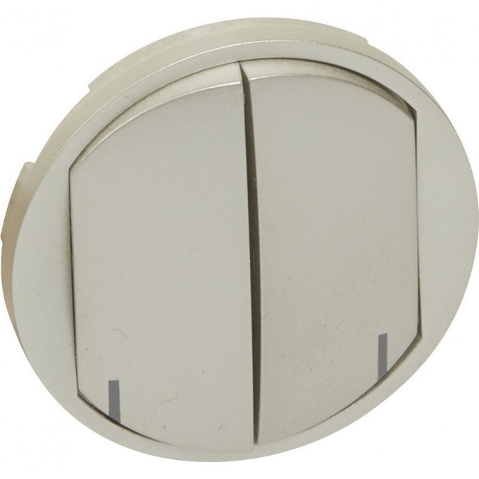 Клавиша управляющего устройства MyHome Play Zigbee 2-канального титан 068393