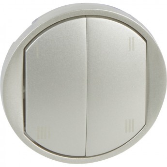 Лицевая панель LEGRAND для Кат. № 0 672 40 титан Лицевая панель LEGRAND для Кат. № 0 672 40 титан