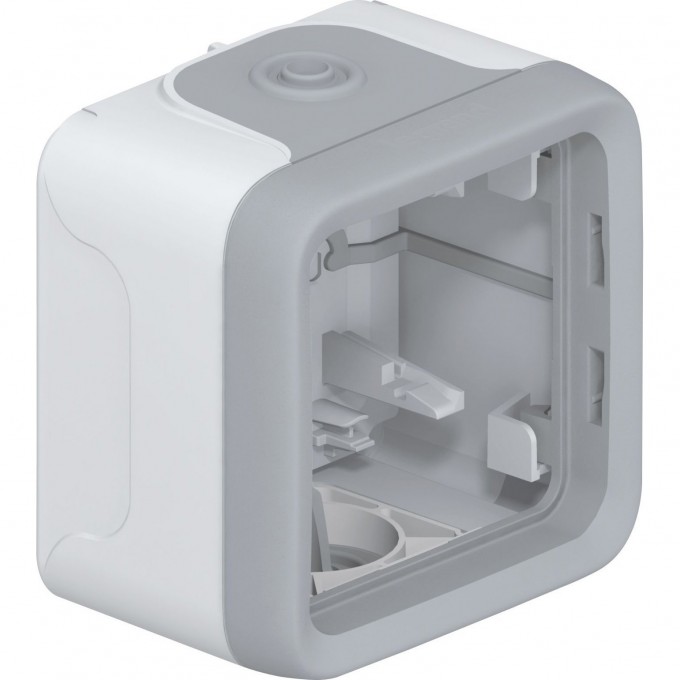 Коробка LEGRAND Plexo для накладного монтажа с мембранными сальниками 1 пост серый 069651
