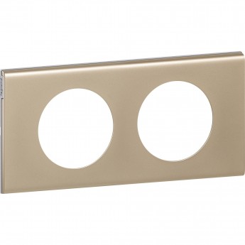 Рамка LEGRAND Celiane 2 поста никель велюр Рамка LEGRAND Celiane 2 поста никель велюр