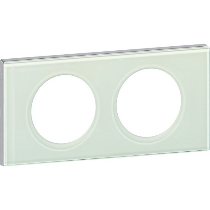 Рамка LEGRAND Celiane 2 поста смальта белая глина 069312