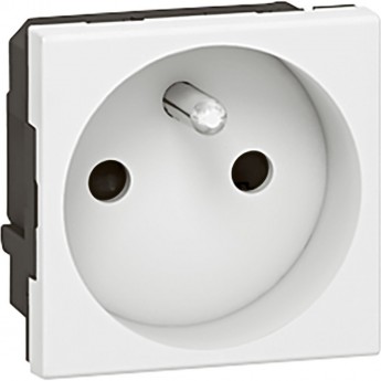 Розетка LEGRAND 2К+З правая Программа Mosaic 2 модуля белая Розетка LEGRAND 2К+З правая Программа Mosaic 2 модуля белая