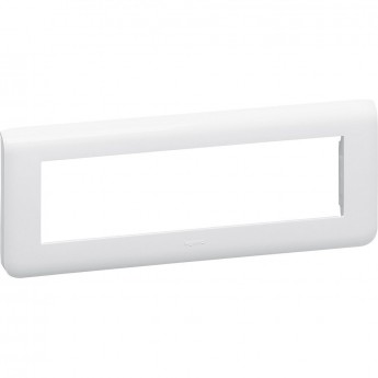 Рамка LEGRAND Mosaic 8 модулей горизонтальная белый Рамка LEGRAND Mosaic 8 модулей горизонтальная белый