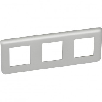 Рамка LEGRAND Mosaic пластиковая горизонтальная 3Х2 модуля алюминий Рамка LEGRAND Mosaic пластиковая горизонтальная 3Х2 модуля алюминий