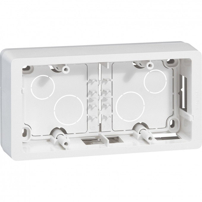 Коробка LEGRAND Celiane для накладного монтажа 2-местная белый 080242