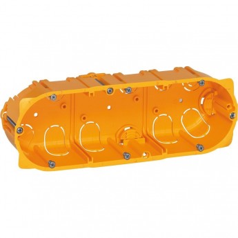 Коробка многоместная LEGRAND Batibox для сухих перегородок 3-местная 6/8 модулей глубина 50