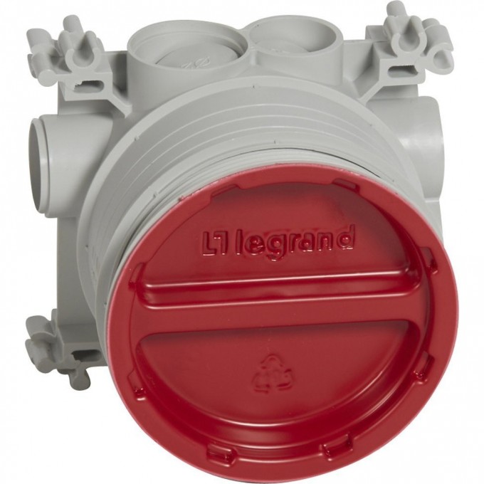 Коробка LEGRAND в бетон для встр.блоков IP44 серый 081988