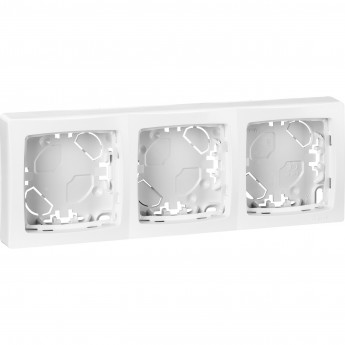 Рамка для накладного монтажа LEGRAND 3 поста белый Рамка для накладного монтажа LEGRAND 3 поста белый