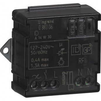 Микромодуль выключателя LEGRAND MyHome Play Zigbee с нейтралью 1 канал 300 Вт Микромодуль выключателя LEGRAND MyHome Play Zigbee с нейтралью 1 канал 300 Вт