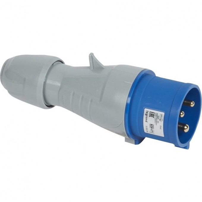 Вилка LEGRAND мобильная 32А 2К+З 230 В IP 44 090107