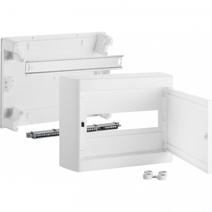 Накладной распределительный щит LEGRAND Nedbox с белой дверью 1 рейка х 12 (+1) модулей 601236