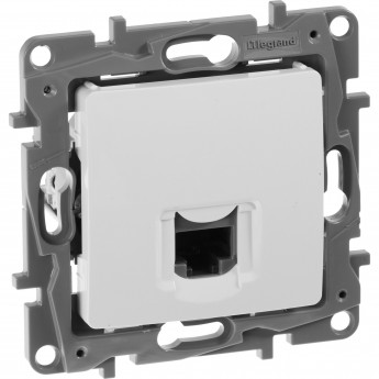 Информационная розетка LEGRAND Etika категория 5 UTP белый Информационная розетка LEGRAND Etika категория 5 UTP белый