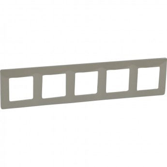 Рамка LEGRAND Etika 5 постов светлая галька Рамка LEGRAND Etika 5 постов светлая галька