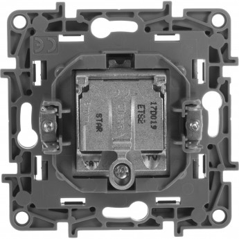 Розетка LEGRAND TV/SAT двухкабельная ETIKA антрацит Розетка LEGRAND TV/SAT двухкабельная ETIKA антрацит