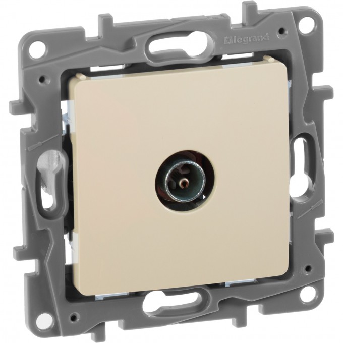 Розетка LEGRAND TV «звезда» 2 дБ 0-2400 мГц Etika слоновая кость 672351