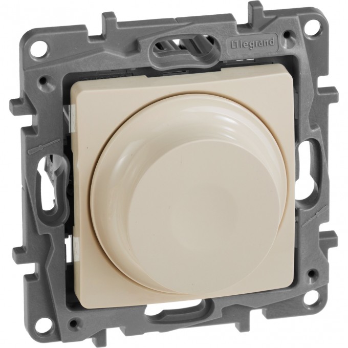 Светорегулятор LEGRAND поворотный без нейтрали 300Вт Etika слоновая кость 672319