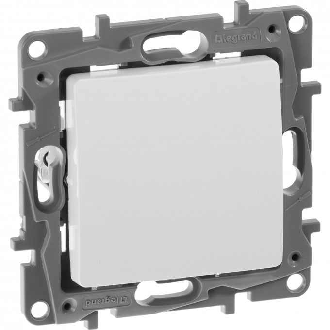 Выключатель LEGRAND Etika одноклавишный 10 A 250 В белый 672201