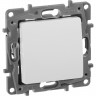 Выключатель LEGRAND Etika Plus без фиксации (кнопка) с Н.О./Н.З. контактом 6 A 250 В белый 672214