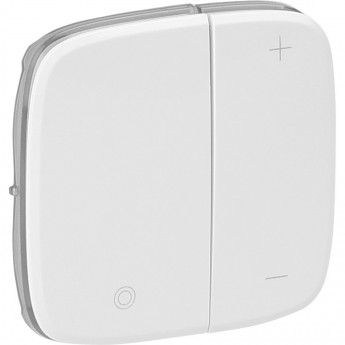 Лицевая панель LEGRAND Valena ALLURE для кнопочного светорегулятора белая Лицевая панель LEGRAND Valena ALLURE для кнопочного светорегулятора белая