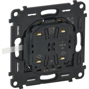 Радиоуправляющее устройство LEGRAND Valena IN'MATIC MyHome Play Zigbee двухклавишное для управления освещением On/Off Радиоуправляющее устройство LEGRAND Valena IN'MATIC MyHome Play Zigbee двухклавишное для управления освещением On/Off