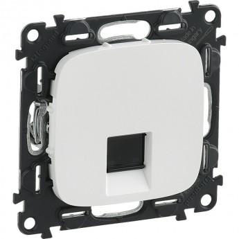 Розетка LEGRAND Valena ALLURE информационная одиночная RJ45 кат.5е UTP с лицевой панелью белый Розетка LEGRAND Valena ALLURE информационная одиночная RJ45 кат.5е UTP с лицевой панелью белый