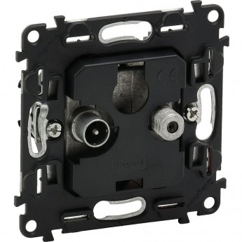 Розетка LEGRAND Valena IN'MATIC проходная TV-SAT 1,5дБ/14дБ диапазоны 5-862МГц/950-2400 МГц Розетка LEGRAND Valena IN'MATIC проходная TV-SAT 1,5дБ/14дБ диапазоны 5-862МГц/950-2400 МГц