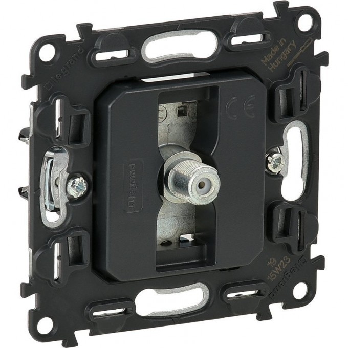 Розетка LEGRAND Valena IN'MATIC ТВ с разьемом "F"-типа c топологией "звезда" 0-2400 МГц 753090