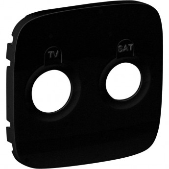 Лицевая панель LEGRAND Valena ALLURE для розеток TV-SAT антрацит Лицевая панель LEGRAND Valena ALLURE для розеток TV-SAT антрацит