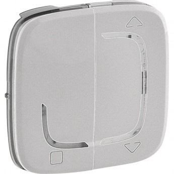 Лицевая панель LEGRAND Valena ALLURE MyHome Play Zigbee для радиоприемного выключателя для приводов жалюзи/рольставень алюминий Лицевая панель LEGRAND Valena ALLURE MyHome Play Zigbee для радиоприемного выключателя для приводов жалюзи/рольставень алюминий