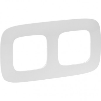 Рамка LEGRAND Valena ALLURE 2-постовая универсальная белый Рамка LEGRAND Valena ALLURE 2-постовая универсальная белый