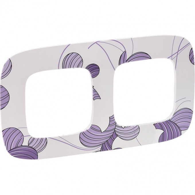 Рамка LEGRAND Valena ALLURE 2-постовая универсальная флора 754362