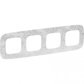 Рамка LEGRAND Valena ALLURE 4-постовая универсальная хром