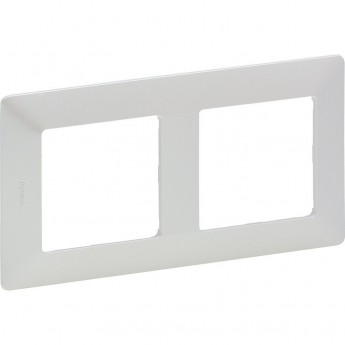 Рамка LEGRAND Valena LIFE "Жемчуг", 2-постовая универсальная, белая Рамка LEGRAND Valena LIFE "Жемчуг", 2-постовая универсальная, белая