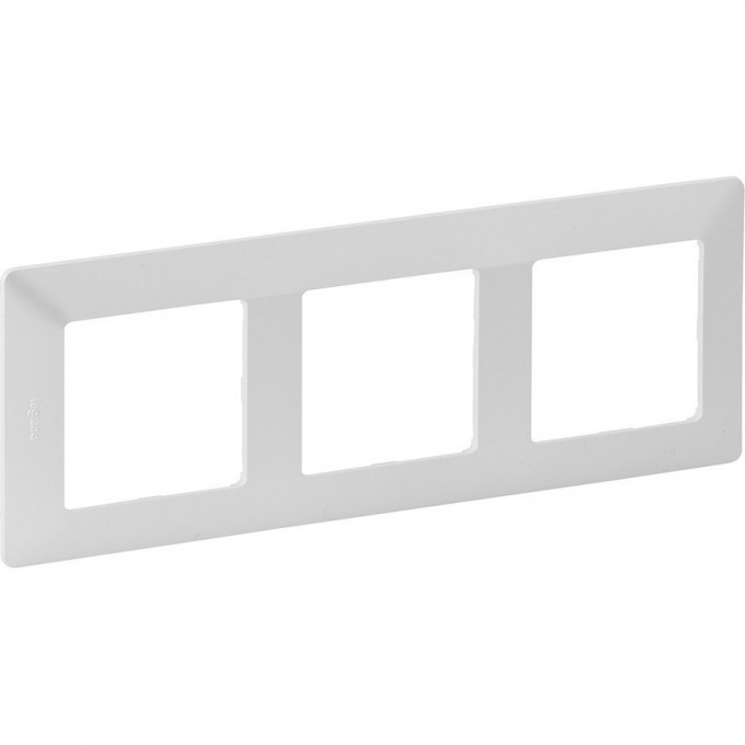 Рамка LEGRAND Valena LIFE "Жемчуг", 3-постовая универсальная, белая 754143