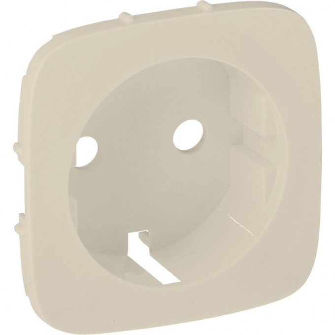Лицевая панель LEGRAND Valena ALLURE для силовой розетки 2К+З с зажимами 6кв.мм слоновая кость 755256