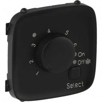 Лицевая панель LEGRAND Valena ALLURE для термостата для теплых полов антрацит Лицевая панель LEGRAND Valena ALLURE для термостата для теплых полов антрацит