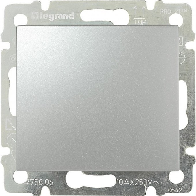 Переключатель на два направления Valena 10 A 250 В алюминий 770106